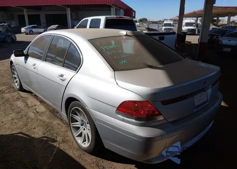 2002 BMW 745I из США, поврежденный, VIN WBAGL63412DP54881